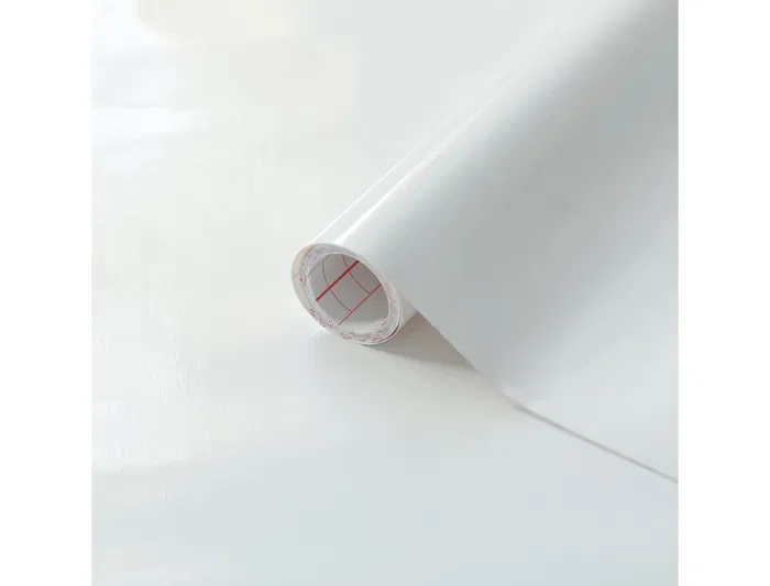D-c-fix Rollo Adhesivo Decorativo Blanco, 45 cm x 15 m para Manualidades, Bricolaje y Renovación de Muebles, Papel Autoadhesivo Removible y Resistente