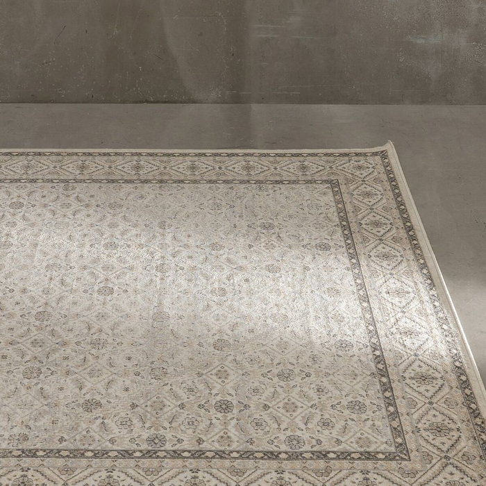 Ixia Alfombra Estampado Gris Viscosa 160 x 230 cm Ixia Alfombra Estampado Gris Viscosa 160 x 230 cm