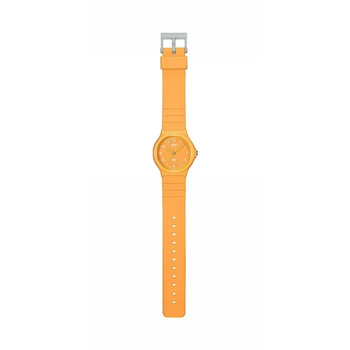 Casio MQ-24B Reloj Analógico de Cuarzo Unisex con Correa Amarilla