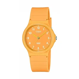 Casio MQ-24B Reloj Analógico de Cuarzo Unisex con Correa Amarilla