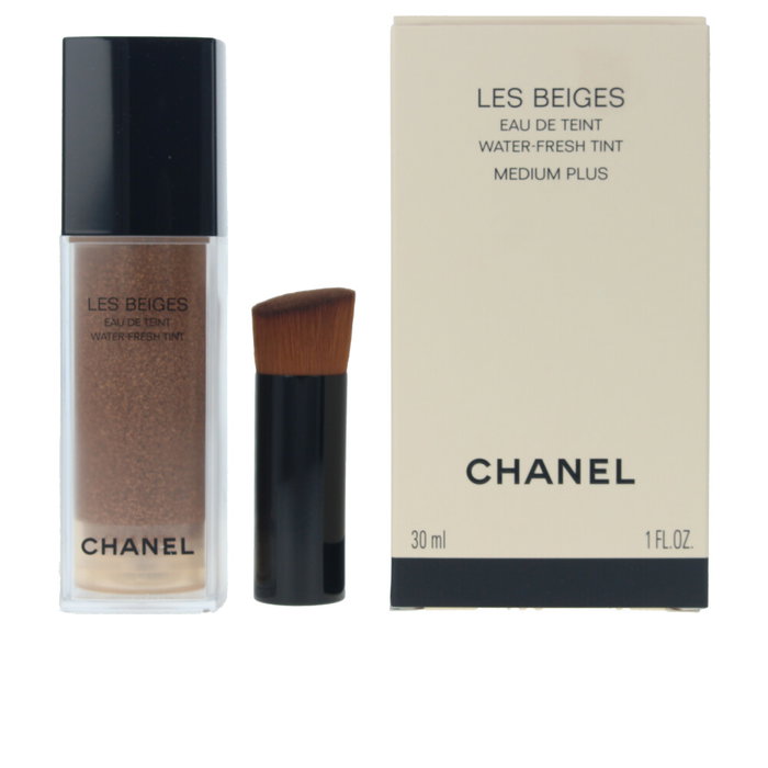 Chanel LES BEIGES Eau de Teint Base de Maquillaje #Medium Plus 15 ml, Cobertura Suave, SPF 30, Acabado Natural Luminoso