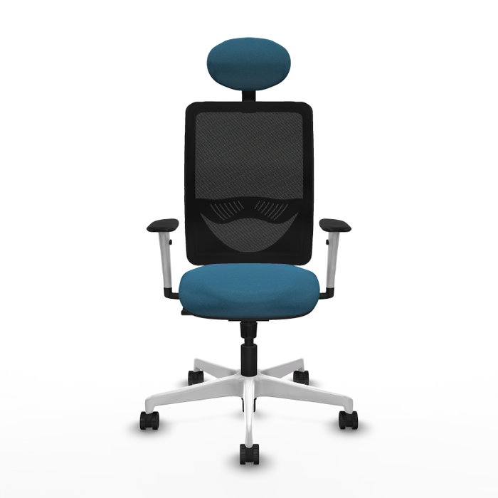 PIQUERAS Y CRESPO Silla de oficina Zulema con mecanismo Sincro, Verde petróleo y Negro PIQUERAS Y CRESPO Silla de oficina Zulema con mecanismo Sincro, Verde petróleo y Negro