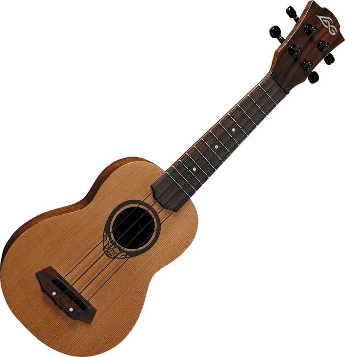 LAG Ukelele Tiki Uku Soprano Sapele Barniz Satinado Funda Incluida LAG Ukelele Tiki Uku Soprano Sapele Barniz Satinado Funda Incluida