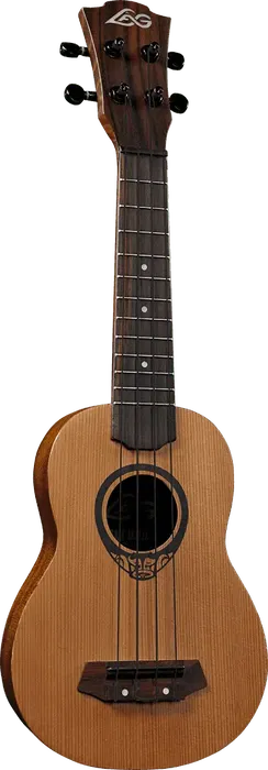 LAG Ukelele Tiki Uku Soprano Sapele Barniz Satinado Funda Incluida LAG Ukelele Tiki Uku Soprano Sapele Barniz Satinado Funda Incluida