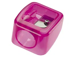 Mor Sacapuntas de Plástico para Ceras Gruesas de 16mm, Uso Único, Colores Surtidos