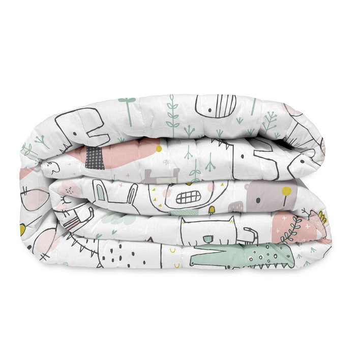 Colcha HappyFriday Moshi Moshi Multicolor 200 x 260 cm Animales Colcha HappyFriday Moshi Moshi Multicolor 200 x 260 cm Animales
