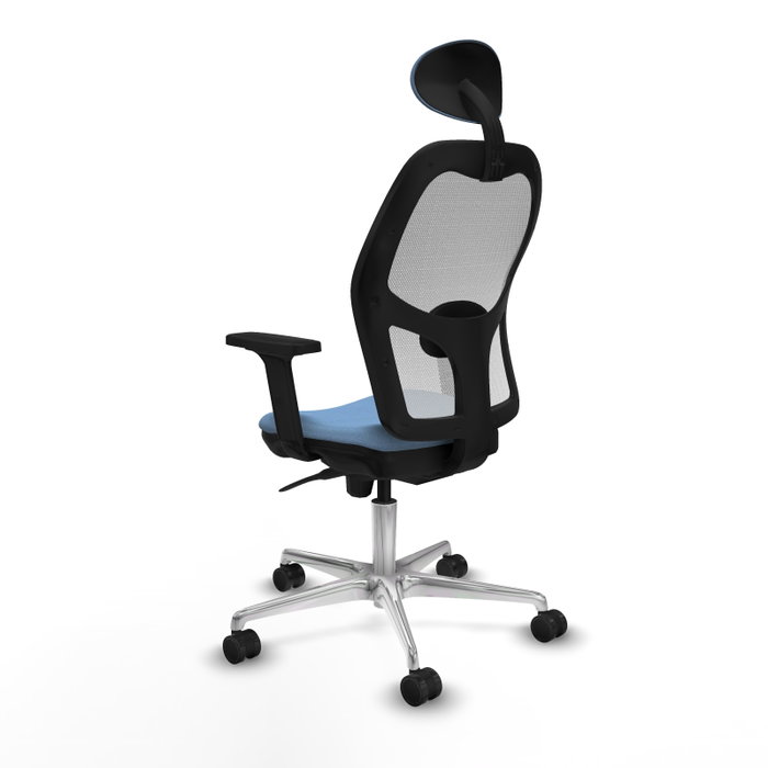 PIQUERAS Y CRESPO Silla de oficina Jorquera Azul cielo y Blanco PIQUERAS Y CRESPO Silla de oficina Jorquera Azul cielo y Blanco