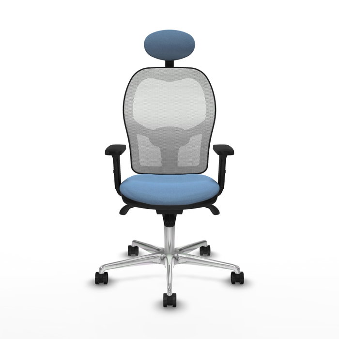 PIQUERAS Y CRESPO Silla de oficina Jorquera Azul cielo y Blanco PIQUERAS Y CRESPO Silla de oficina Jorquera Azul cielo y Blanco