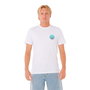 Camiseta de Manga Corta Hombre Rip Curl Passage Tee Blanco 15-16 Años