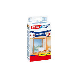 Tesa Malla mosquitera para ventanas 1,3x1,5m blanco 55388