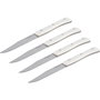 Opinel Set de 4 Cuchillos de Mesa Facette Blanco con Hoja de 11 cm Skew: B167A7JR9N