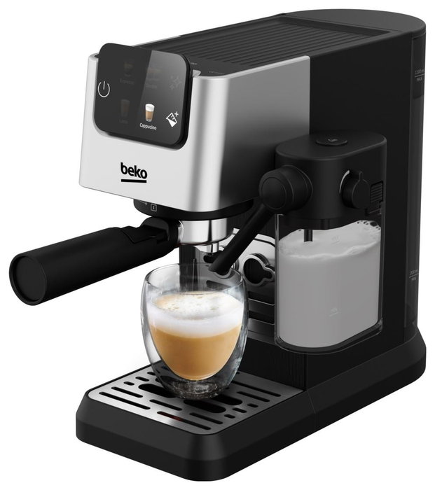 Beko CaffeExperto CEP5304X Cafetera espresso manual, 1628 W, Plata
