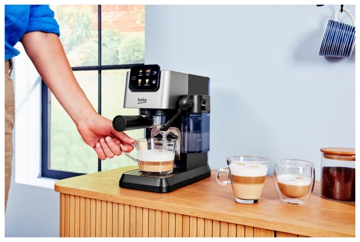 Beko CaffeExperto CEP5304X Cafetera espresso manual, 1628 W, Plata