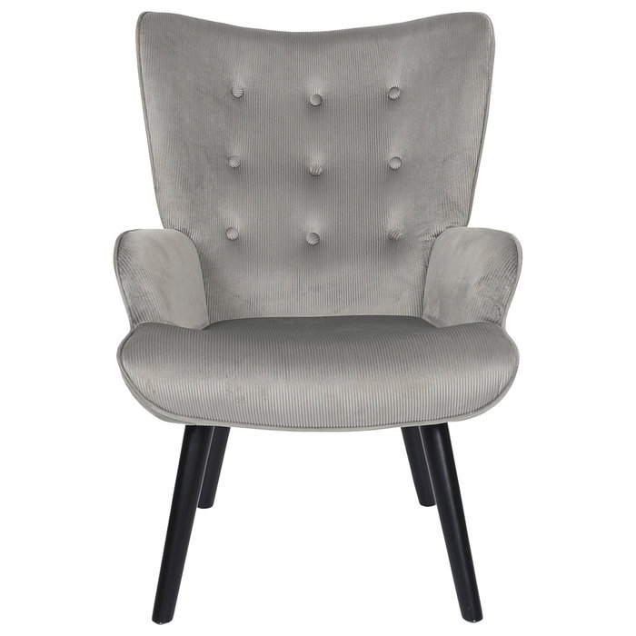 Home Deco Factory Butaca-sillón Giulia Gris