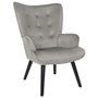 Home Deco Factory Butaca-sillón Giulia Gris