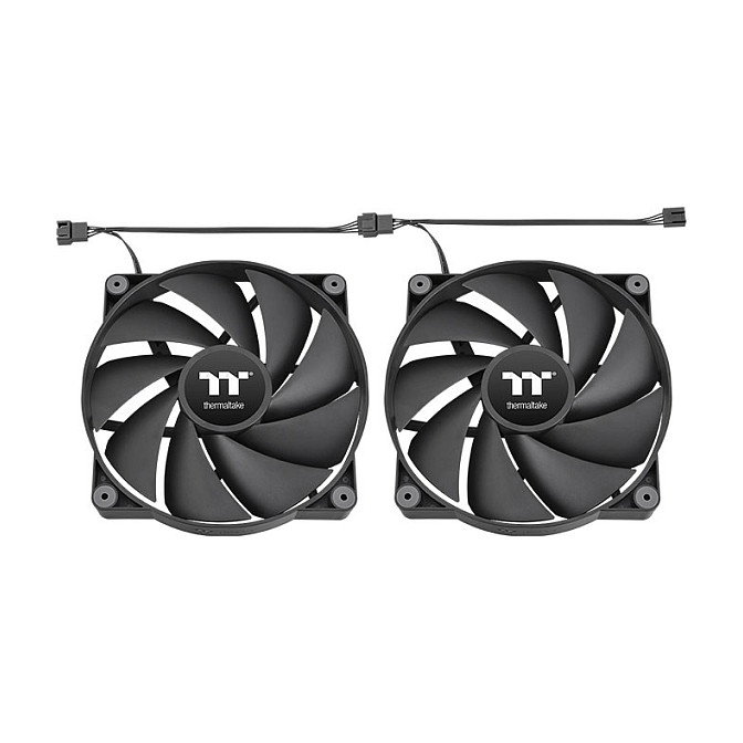 Thermaltake CT200 Ventilador para PC 200 mm Negro, 500-900 RPM, 27.2 dB, 131.6 CFM, 4 Pines, 1 Unidad