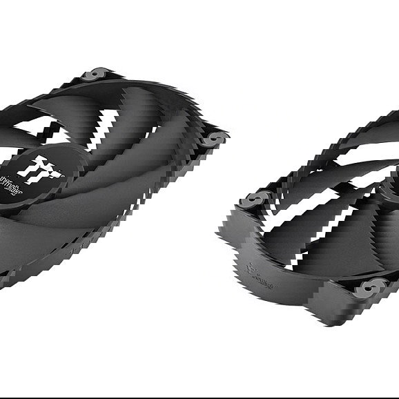 Thermaltake CT200 Ventilador para PC 200 mm Negro, 500-900 RPM, 27.2 dB, 131.6 CFM, 4 Pines, 1 Unidad