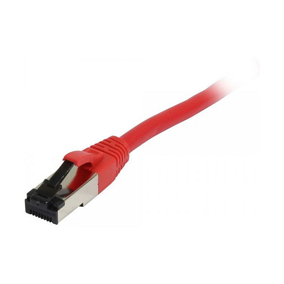 Synergy21 Patchkabel RJ45 CAT8.1, 2000 MHz, 2 metros, color rojo, S-STP(S/FTP), TPE Ultra SuperFlex, AWG26, Alta Velocidad y Blindaje Synergy21 Patchkabel RJ45 CAT8.1, 2000 MHz, 2 metros, color rojo, S-STP(S/FTP), TPE Ultra SuperFlex, AWG26, Alta Velocidad y Blindaje