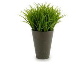 Ibergarden Planta Macetero Plástico Gris Oscuro 11x11x18 cm (Set de 24)