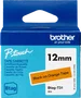 Brother Btag-T31 Cinta mecanográfico Negro sobre naranja 12 mm x 4 m