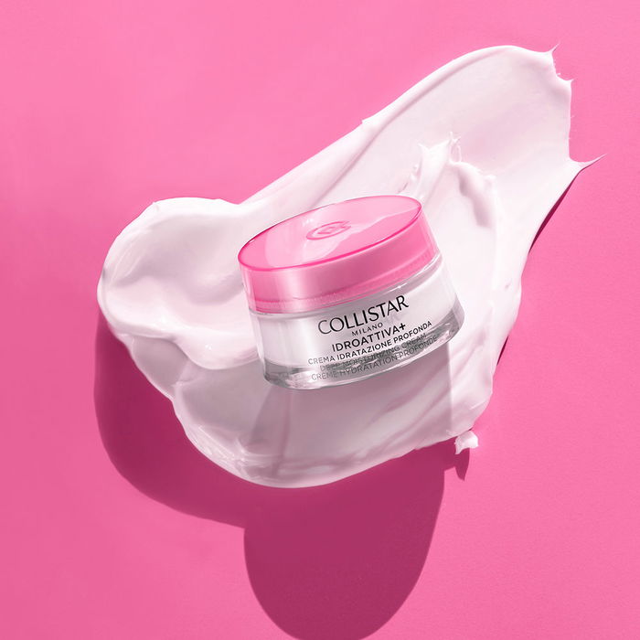 Collistar IDROATTIVA+ Crema Hidratación Profunda 50 ml - Hidratación 100h, 96% Origen Natural, Protección Antioxidante Detox