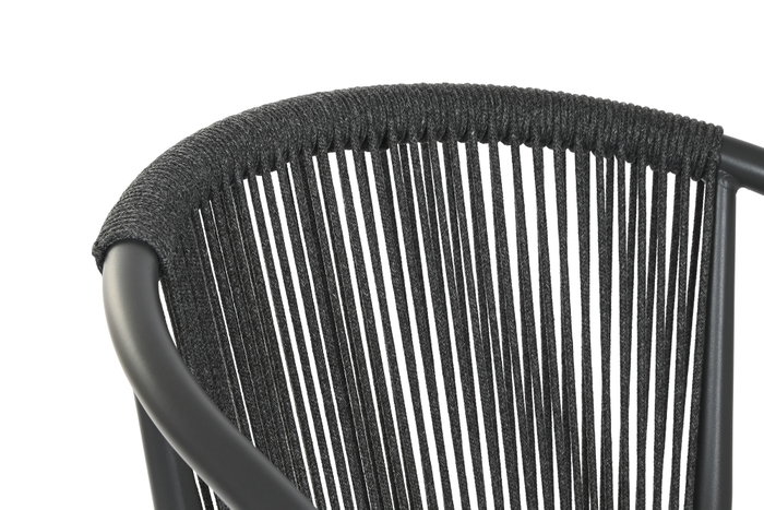 DKD Home Decor Silla Terraza Y Jardin 61 x 76 x 56 cm (2 Unidades) Aluminio Poliester