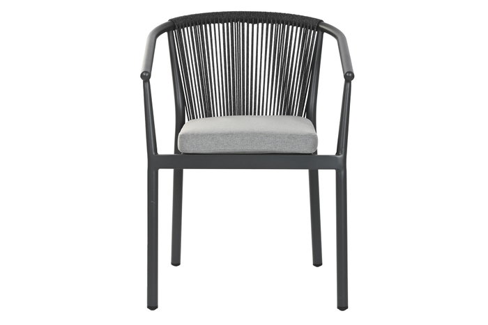 DKD Home Decor Silla Terraza Y Jardin 61 x 76 x 56 cm (2 Unidades) Aluminio Poliester