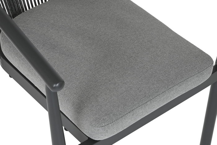 DKD Home Decor Silla Terraza Y Jardin 61 x 76 x 56 cm (2 Unidades) Aluminio Poliester