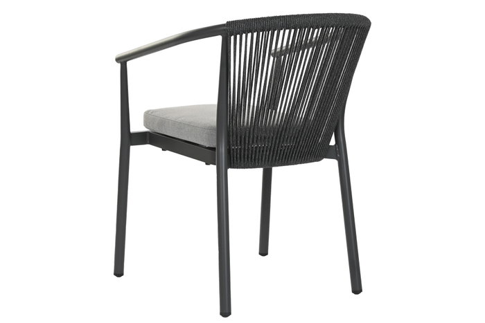 DKD Home Decor Silla Terraza Y Jardin 61 x 76 x 56 cm (2 Unidades) Aluminio Poliester