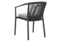 DKD Home Decor Silla Terraza Y Jardin 61 x 76 x 56 cm (2 Unidades) Aluminio Poliester