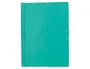 Liderpapel Carpeta Tres Solapas Plástico Folio Color Verde Cierre Gomas