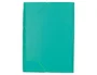 Liderpapel Carpeta Tres Solapas Plástico Folio Color Verde Cierre Gomas