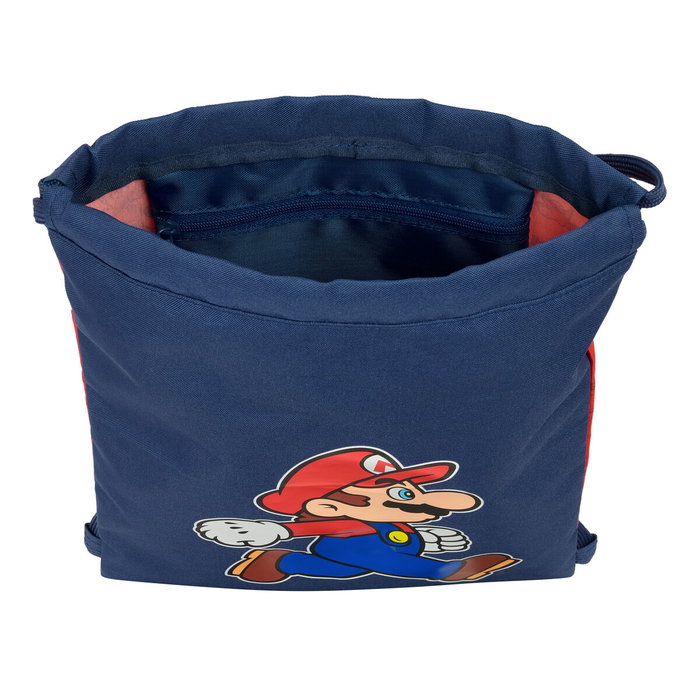Safta Saco Plano Junior Super Mario Trick 34x26x1 cm