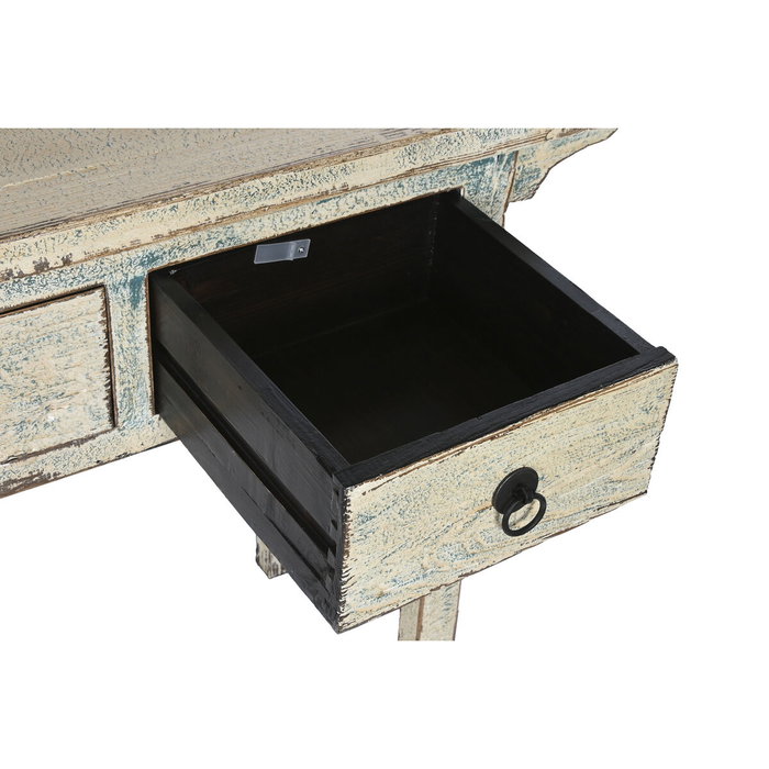 DKD Home Decor Consola de Olmo Macizo Antik China con 4 Cajones Bicolor DKD Home Decor Consola de Olmo Macizo Antik China con 4 Cajones Bicolor