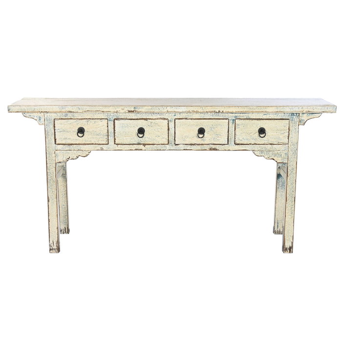 DKD Home Decor Consola de Olmo Macizo Antik China con 4 Cajones Bicolor DKD Home Decor Consola de Olmo Macizo Antik China con 4 Cajones Bicolor