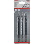 Bosch T344D Hojas de sierra caladora para madera (Pack de 3)
