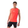 Camiseta para Hombre sin Mangas Compressport Trail Racing Salmón S