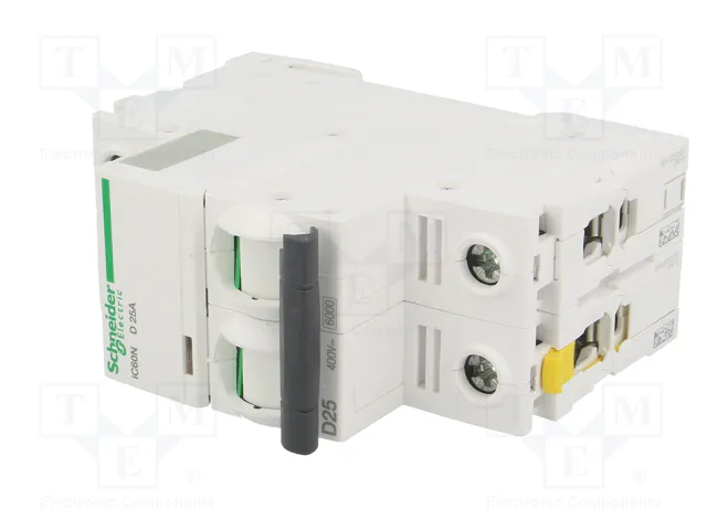 SCHNEIDER ELECTRIC Interruptor magnetotérmico iC60N 25A 2 polos Caract D