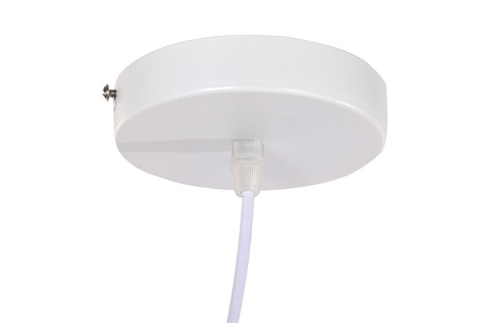 DKD Home Decor Lámpara de Techo de Ratán y Poliéster Surtida (Pack de 2)