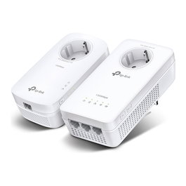 TP-Link TL-WPA1300P Kit de Adaptadores Powerline con Wi-Fi 5 y Enchufe Integrado