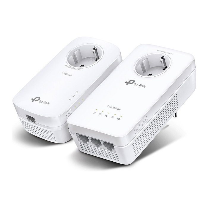 TP-Link TL-WPA1300P Kit de Adaptadores Powerline con Wi-Fi 5 y Enchufe Integrado TP-Link TL-WPA1300P Kit de Adaptadores Powerline con Wi-Fi 5 y Enchufe Integrado