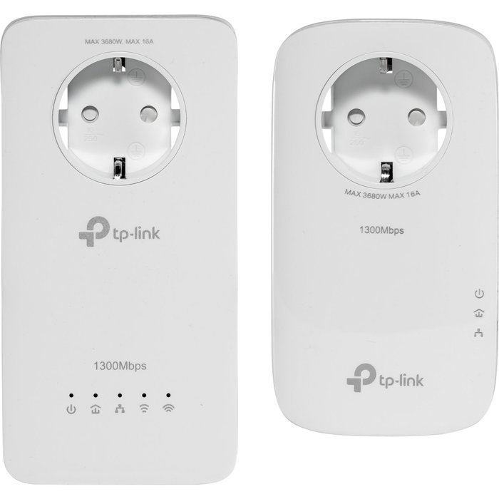 TP-Link TL-WPA1300P Kit de Adaptadores Powerline con Wi-Fi 5 y Enchufe Integrado TP-Link TL-WPA1300P Kit de Adaptadores Powerline con Wi-Fi 5 y Enchufe Integrado