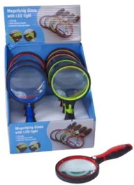 ROYMART Set de 8 Lupas con Luz LED Surtidas en 4 Colores