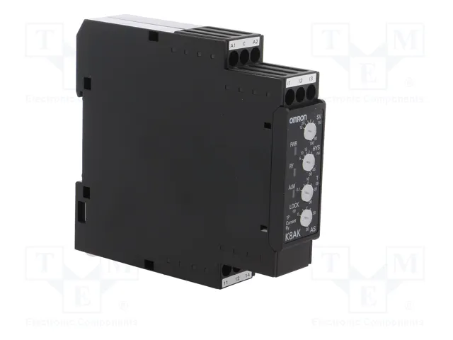 OMRON K8AK-AS2 Relé de monitorización de corriente 24VAC/DC SPDT