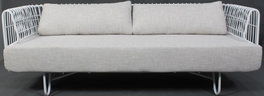 DKD Home Decor Sofá Urban Blanco Beige 66 x 66 x 180 cm