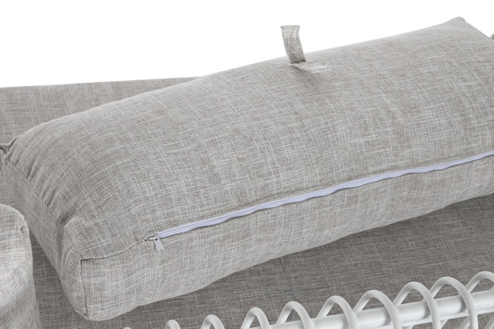 DKD Home Decor Sofá Urban Blanco Beige 66 x 66 x 180 cm DKD Home Decor Sofá Urban Blanco Beige 66 x 66 x 180 cm