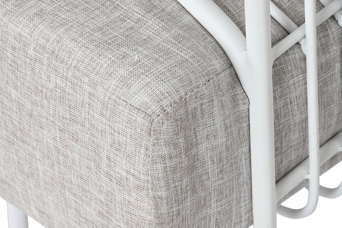 DKD Home Decor Sofá Urban Blanco Beige 66 x 66 x 180 cm DKD Home Decor Sofá Urban Blanco Beige 66 x 66 x 180 cm