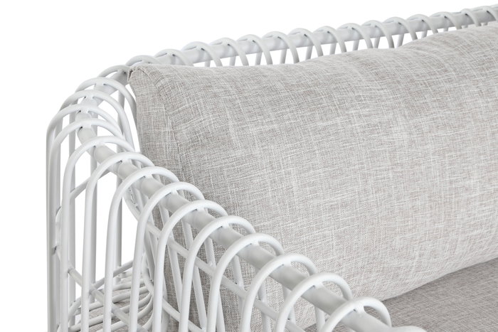 DKD Home Decor Sofá Urban Blanco Beige 66 x 66 x 180 cm DKD Home Decor Sofá Urban Blanco Beige 66 x 66 x 180 cm