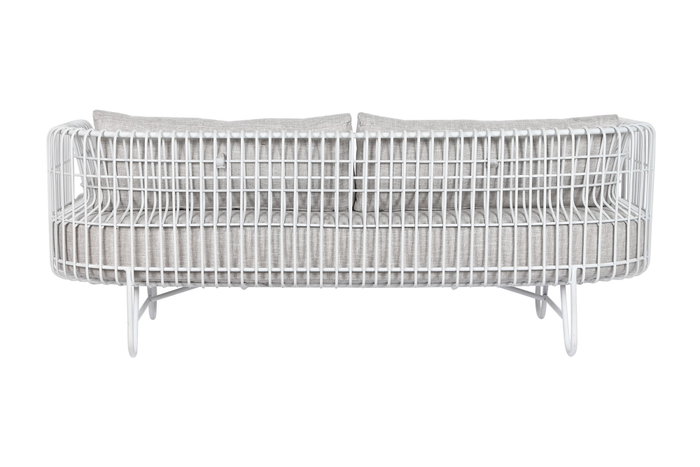 DKD Home Decor Sofá Urban Blanco Beige 66 x 66 x 180 cm DKD Home Decor Sofá Urban Blanco Beige 66 x 66 x 180 cm