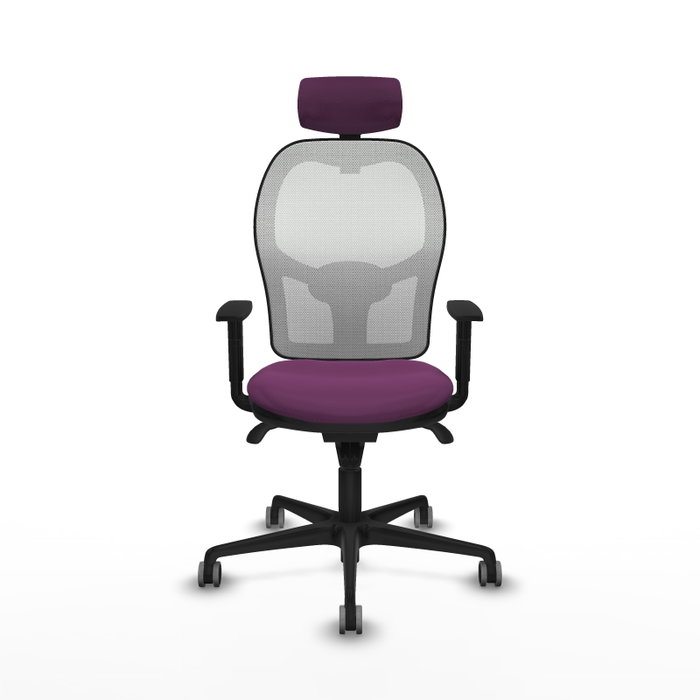 PIQUERAS Y CRESPO Silla de oficina Jorquera Morada y Blanca